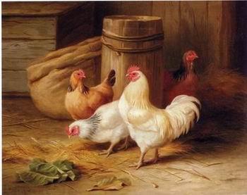 unknow artist Cock 187 China oil painting art